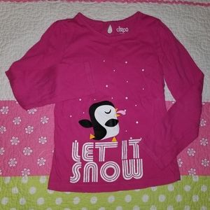 Circo Let it Snow penguin tee